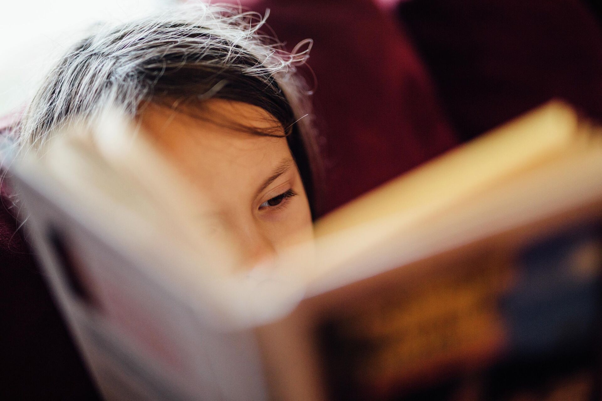 Ребенок читает книгу - rnews, 1920, 02.11.2022