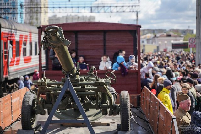 В Екатеринбурге поезд-музей Минобороны посетили семь тысяч свердловчан - Уральский меридиан, 14.06.2025