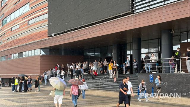 Посетителей ТЦ «Небо» эвакуируют - Нижегородская правда, 27.07.2026