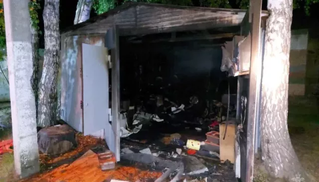 В Барнауле мужчина погиб при пожаре в металлическом гараже - Толк, 20.05.2025