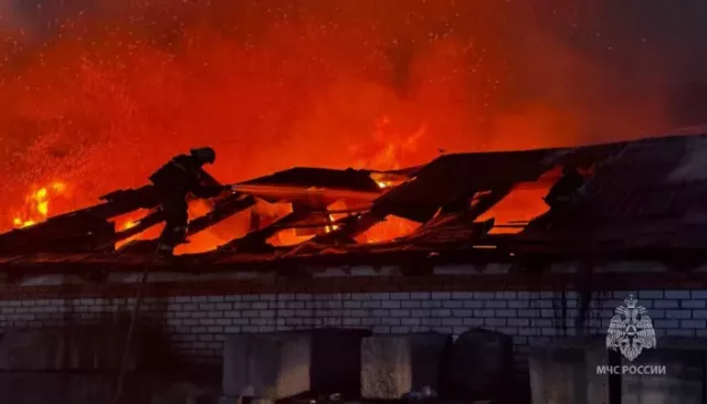 В Барнауле произошел крупный пожар на складе: горело 900 "квадратов" - Толк, 11.07.2025