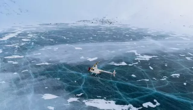 Пилота оштрафовали за незаконную посадку вертолета на замерзший водоем в Горном Алтае - Толк, 17.03.2026