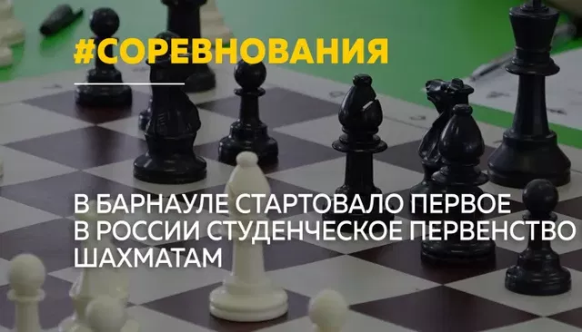 В Барнауле впервые проходит первенство России среди студентов по шахматам - Толк, 25.08.2026