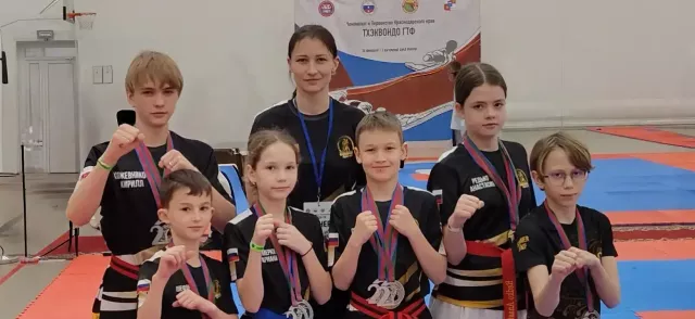 13 наград завоевал клуб из Краснодара Sombre fight club на ЧК и ПК по тхэквондо -  Утренний Юг, 28.02.2026