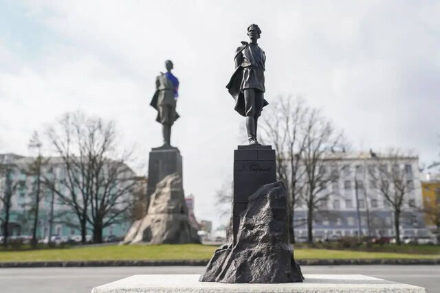 Уменьшенную копию памятника Горькому установили в Нижнем Новгороде - Новости Нижнего Новгорода - Живем в Нижнем, 17.04.2026