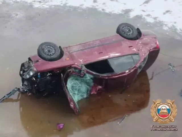 На трассе «Кашары — Морозовск» автомобиль упал в воду, водитель умер - Privet-Rostov.ru -  Главные новости Ростова и Ростовской области, 06.03.2026