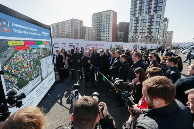 Владимир Якушев и Марат Хуснуллин посетили территорию комплексного развития «Новый Ростов» - Privet-Rostov.ru -  Главные новости Ростова и Ростовской области, 13.03.2026