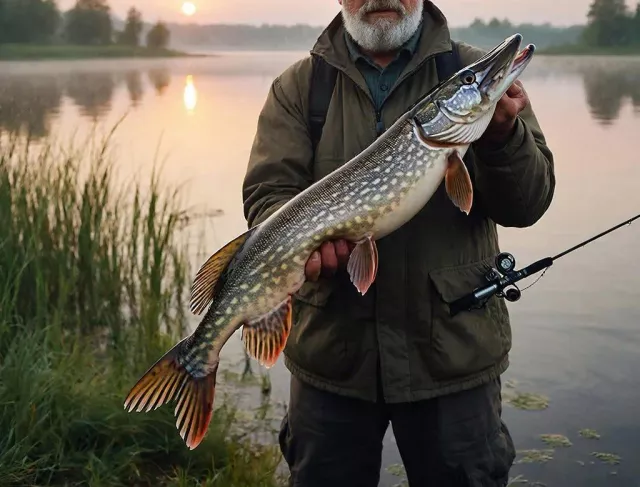 Метровая щука стала звездой рыбалки на водохранилище в Ростовской области - Privet-Rostov.ru -  Главные новости Ростова и Ростовской области, 12.04.2026