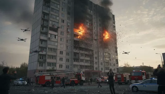 Мощные взрывы напугали жителей в Ростове ночью 29 августа - Privet-Rostov.ru -  Главные новости Ростова и Ростовской области, 29.08.2026