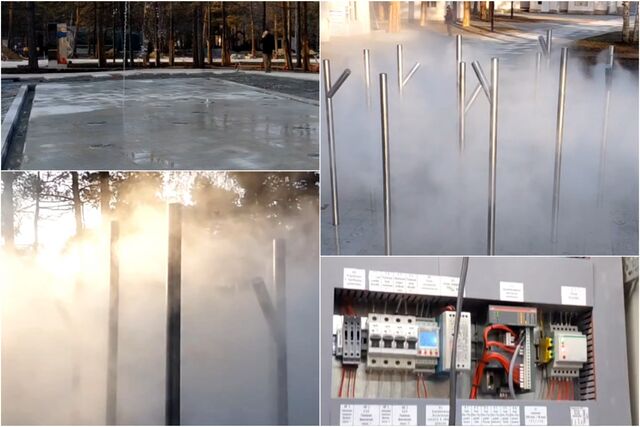 В парке Гагарина протестировали новые фонтаны на площадке «Гулливер» - Челябинск Сегодня, 15.11.2025