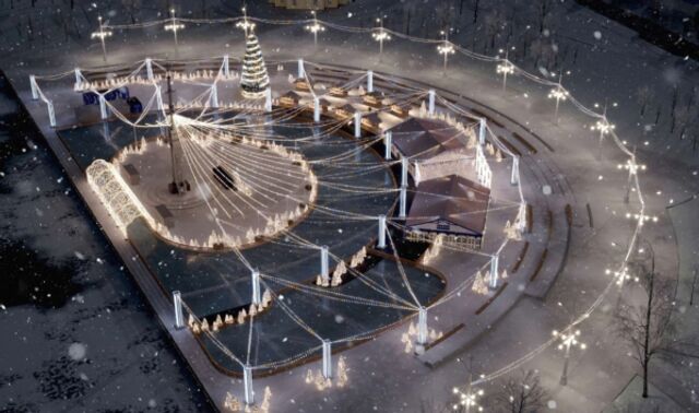 Каток на Адмиралтейской площади в Воронеже соберут к середине декабря - Новости Воронежа, 09.11.2025