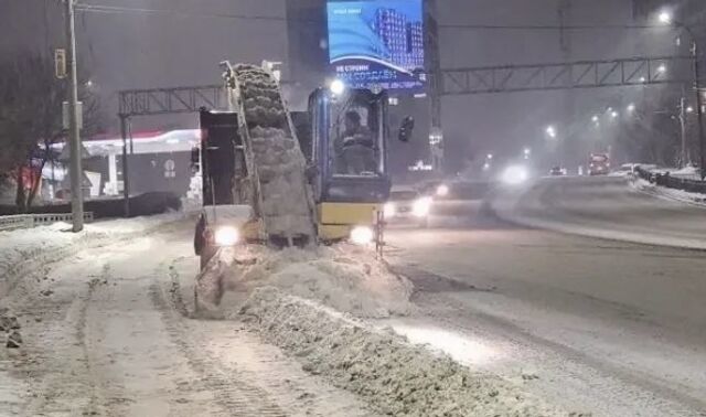 В ночь на 25 февраля из Воронежа вывезли около 5 тысяч кубометров снега - Новости Воронежа, 25.02.2026