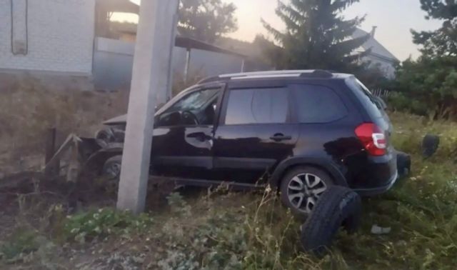 Пьяный водитель «Лады Гранты» врезался в опору ЛЭП в Воронежской области: двое в больнице - Новости Воронежа, 02.09.2026