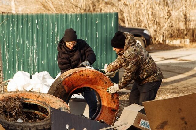 Жители Коркино провели «Шинный субботник» - Издательский дом "Губерния", 19.11.2025
