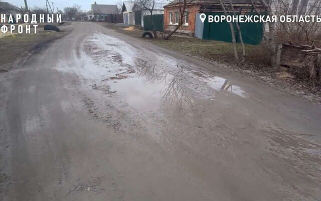 На отсутствие асфальта и грязь пожаловались жители райцентра Воронежской области - Обозреватель.Врн, 16.04.2025