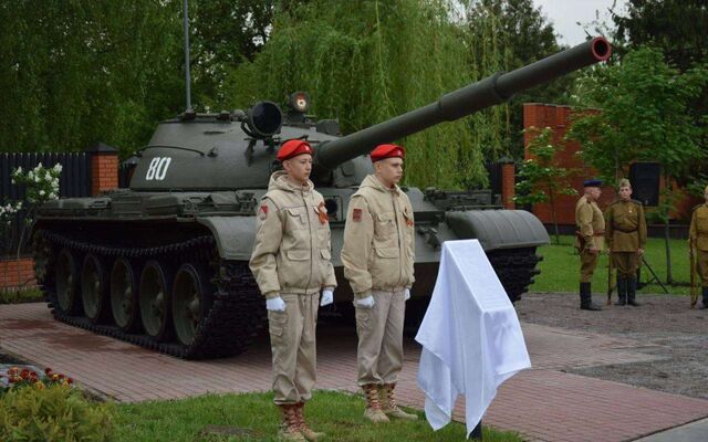 Танк установили на Аллее Героев под Воронежем - Обозреватель.Врн, 08.05.2025