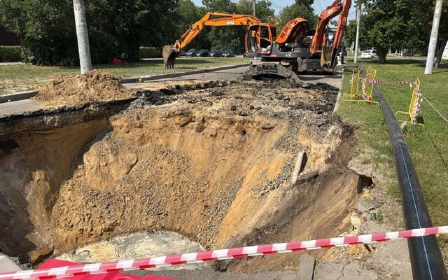 О ходе земельных работ в месте коммунальной аварии рассказали воронежцам - Обозреватель.Врн, 13.07.2025