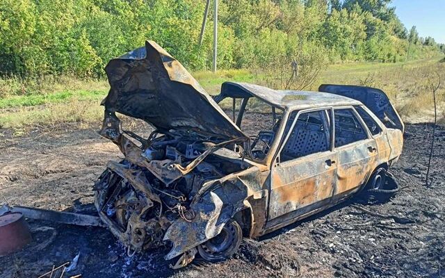 Один погиб и двое пострадали: легковушка загорелась на трассе в Воронежской области - Обозреватель.Врн, 29.08.2025