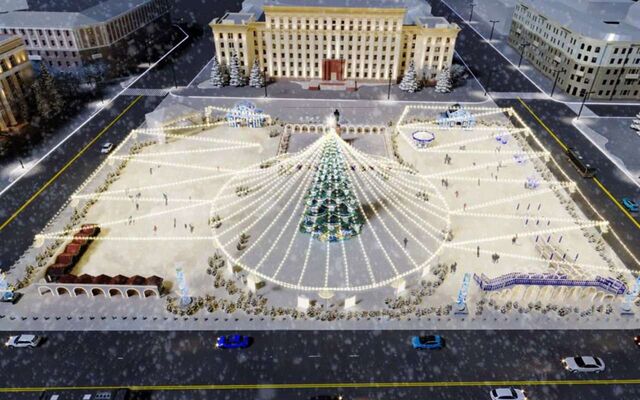 Стартовал поиск подрядчика для украшения новогодней площади Ленина в Воронеже - Обозреватель.Врн, 28.10.2025