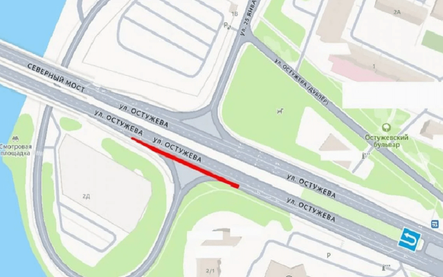 Съезд с Северного моста на неделю закроют в Воронеже - Обозреватель.Врн, 11.04.2026