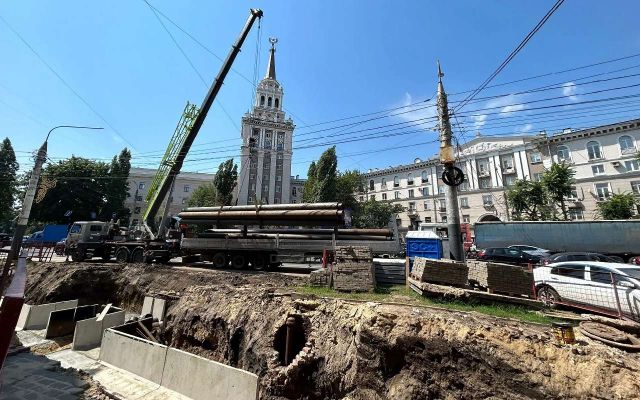 К реконструкции участка теплосети приступили в центре Воронежа - Обозреватель.Врн, 22.07.2026