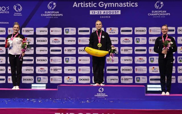 Еще одно «золото» и две «бронзы» Евро-2026 выиграла воронежская гимнастка - Обозреватель.Врн, 15.08.2026