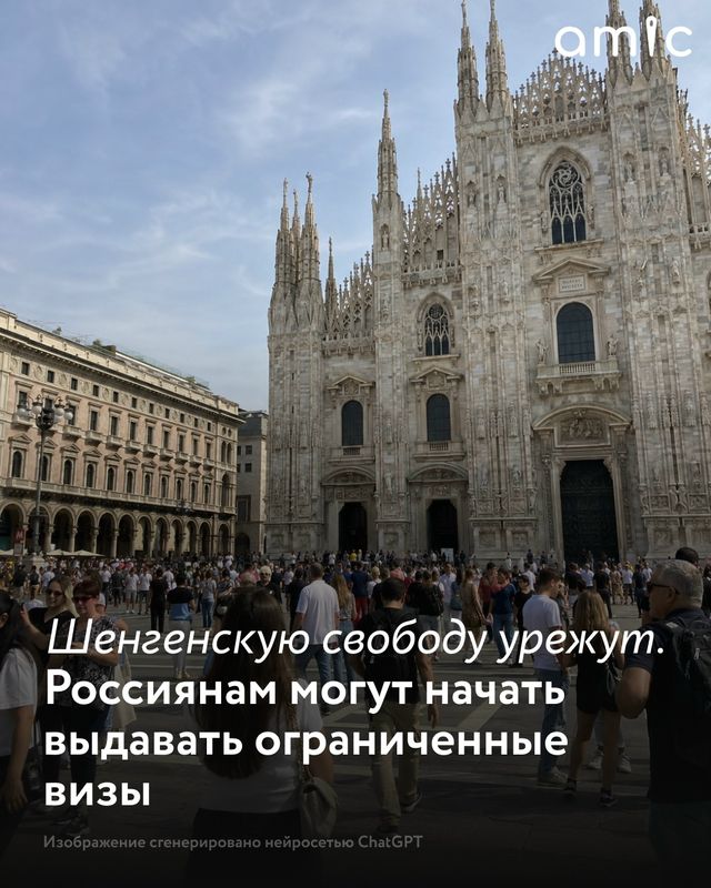 В Евросоюзе рассматривают дальнейшее ужесточение правил въезда для граждан России. Среди возможных мер — ограничение передвижения туристов по Шенгенской зоне и дополнительные требования для российских дипломатов. О подготовке предложений сообщает Politico со ссылкой на европейских дипломатов. - Amic.ru Новости Алтайского края, 12.10.2026