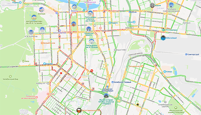 Пробки в Челябинске в пятницу вечером достигли девяти баллов из 10 возможных - Агенство новостей Доступ, 06.03.2026