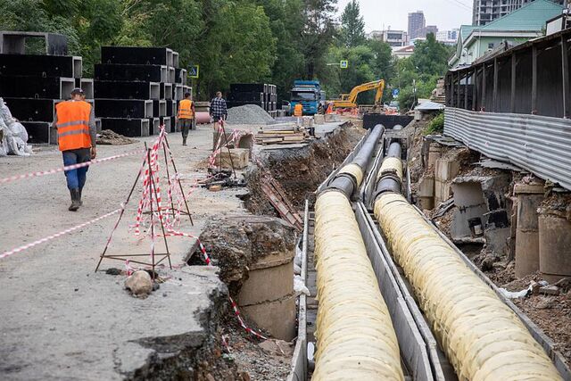 Во Владивостоке продолжаются работы по замене изношенной теплосети в районе Партизанского проспекта - PRIMPRESS, 06.09.2023