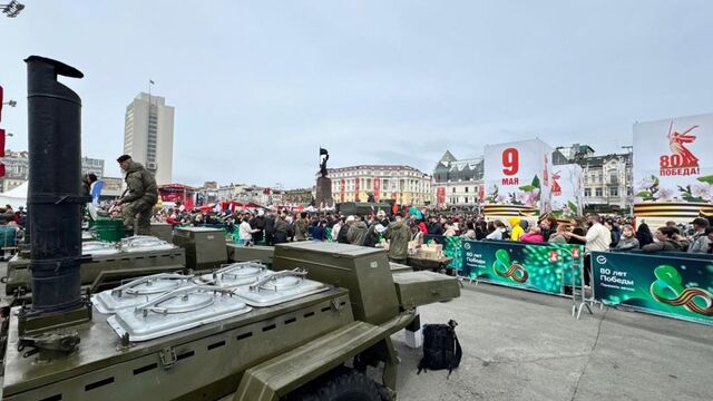 Команда Приморского отделения Сбера приняла участие в торжественных мероприятиях, посвященных 80-летию Победы в ВОВ - PRIMPRESS, 09.05.2025