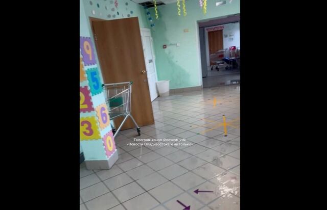 Детский сад во Владивостоке встретил 1 сентября обваливающимися потолками и лужами - PRIMPRESS, 01.09.2025