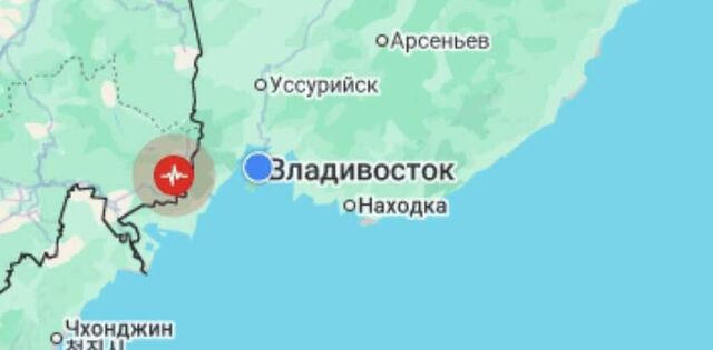 Землетрясение магнитудой 5,2 произошло в Приморье - PRIMPRESS, 26.10.2025