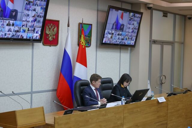 Губернатор Олег Кожемяко потребовал обеспечить семьи участников СВО дровами - PRIMPRESS, 11.11.2025