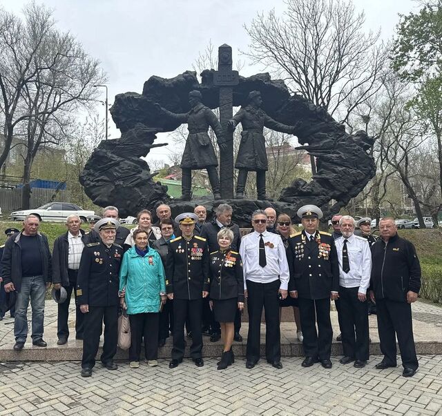 Военные контрразведчики ТОФ провели митинг, посвящённый Дню Победы - PRIMPRESS, 07.05.2026