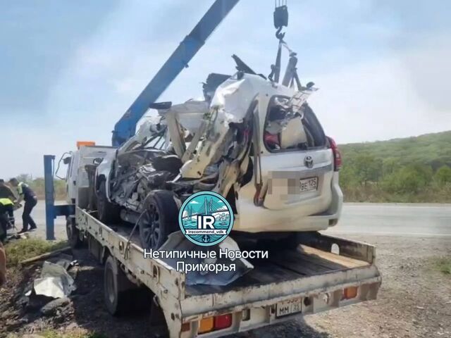 «Прадик» превратился в кучу металлолома после ДТП на трассе в Приморье - PRIMPRESS, 14.05.2026