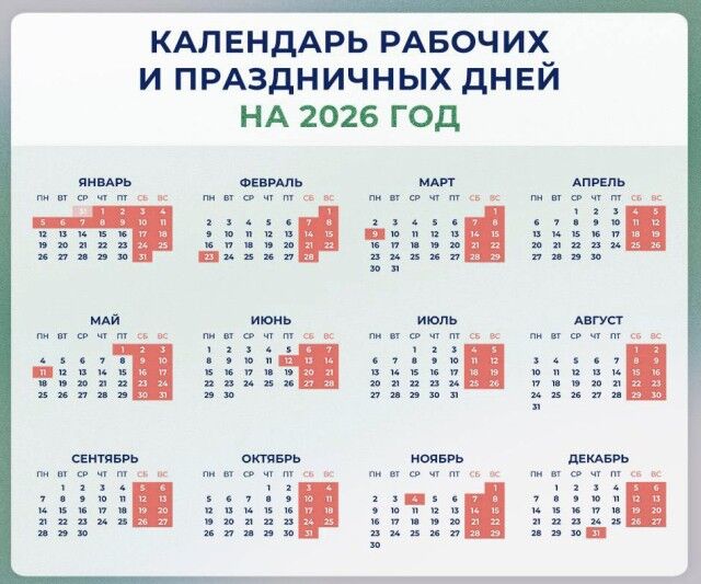 12 дней новогодних каникул ожидает жителей ПФО в 2026 году - Лента новостей НТА-Приволжье, 01.07.2025