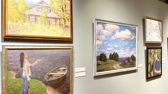 В НГХМ открылась выставка к 100-летию Александра Усватова - Лента новостей НТА-Приволжье, 17.04.2026