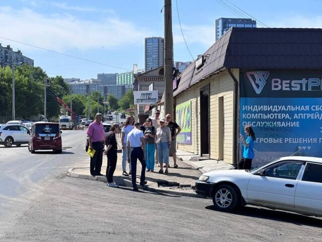 Благоустройство улицы Жигура продолжается во Владивостоке - Vladnews.ru - Новости Владивосток и Дальнего Востока, 10.07.2025
