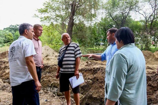 В Южном микрорайоне Находки продолжается строительство напорного коллектора - Vladnews.ru - Новости Владивосток и Дальнего Востока, 03.09.2025