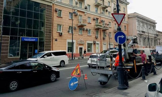 Более тысячи дорожных знаков установили во Владивостоке с начала года - Vladnews.ru - Новости Владивосток и Дальнего Востока, 19.09.2025