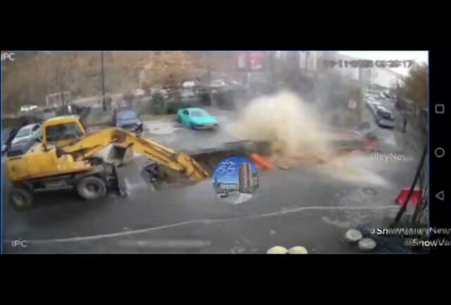 Водопровод снова прорвало на Снеговой Пади во Владивостоке - Vladnews.ru - Новости Владивосток и Дальнего Востока, 06.11.2025