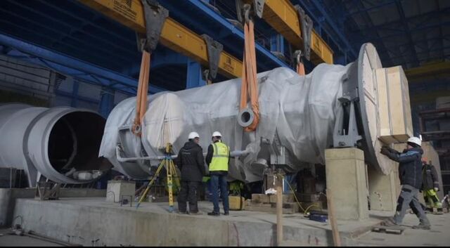 На строящейся Артемовской ТЭЦ-2 установили первую газовую турбину - Vladnews.ru - Новости Владивосток и Дальнего Востока, 20.02.2026