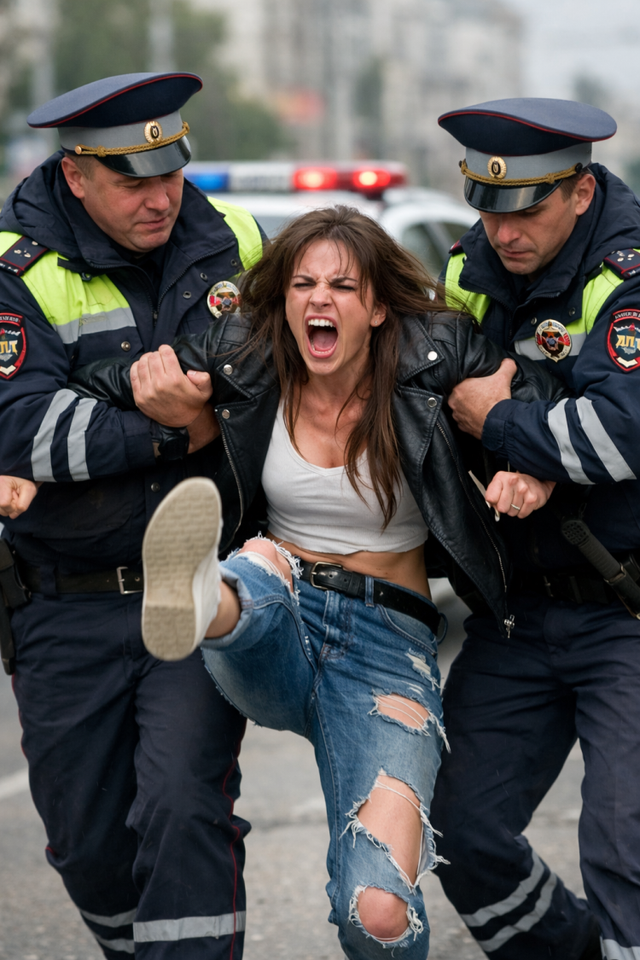 Жительница Владивостока устроила шоу при задержании сотрудниками ГИБДД - Vladnews.ru - Новости Владивосток и Дальнего Востока, 17.03.2026