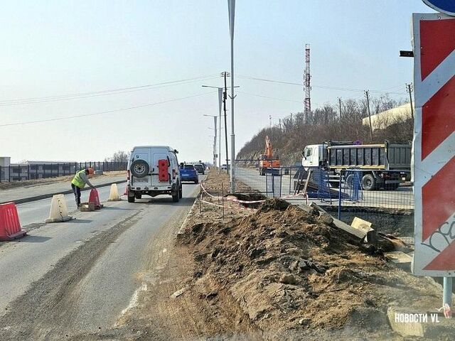 Часть Университетского проспекта перекрыли во Владивостоке - Vladnews.ru - Новости Владивосток и Дальнего Востока, 21.03.2026