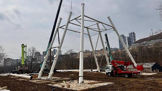 Во Владивостоке начали собирать самое высокое в Приморье колесо обозрения - Vladnews.ru - Новости Владивосток и Дальнего Востока, 21.03.2026