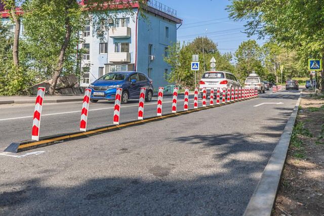Делиниаторы появились на важном перекрестке во Владивостоке: адрес - Vladnews.ru - Новости Владивосток и Дальнего Востока, 22.05.2026