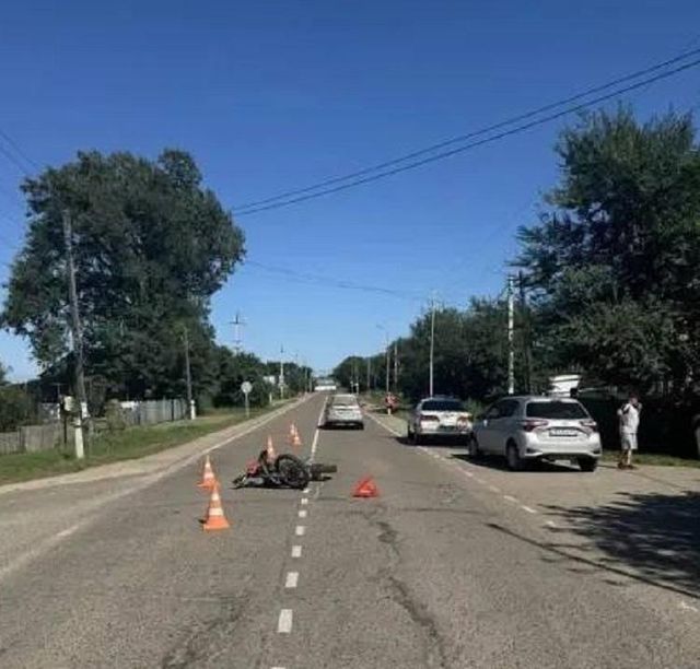 В Приморье 17-летний мотоциклист получил травмы в ДТП - Vladnews.ru - Новости Владивосток и Дальнего Востока, 12.08.2026