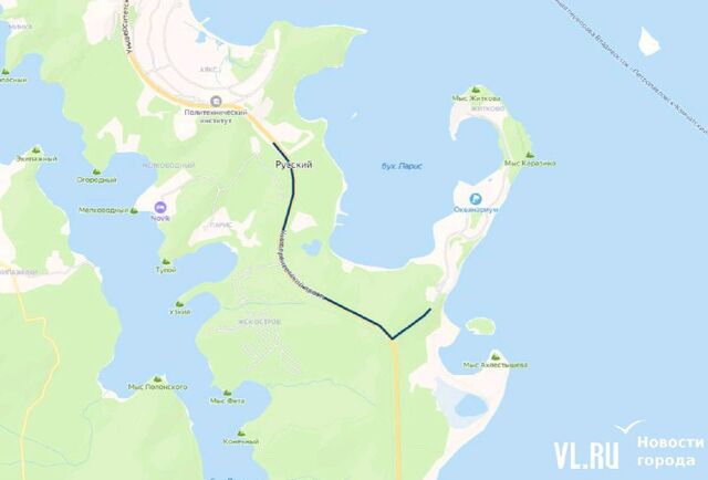В следующем году на Русском острове появится новая велодорожка длиной 4 км. Она должна соединить кампус ДВФУ и зону отдыха на мысе Ахлёстышева. Отмечается, что велодорожка будет двусторонней, шириной 2,5 метра и пройдёт за пределами существующей дороги. - Новости Владивостока и не только, 28.11.2023