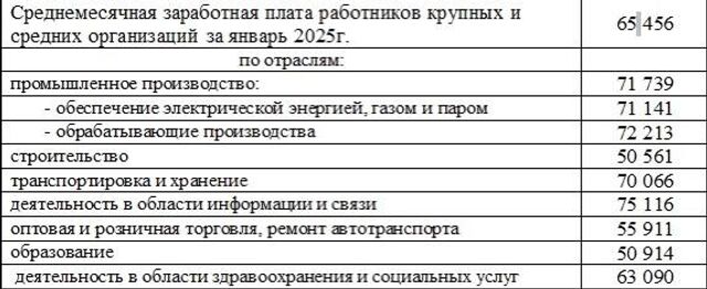 По данным Башстата, средняя зарплата в Стерлитамаке в январе 2025 года составила 65 456 рублей. - Новости Башкортостана, 12.03.2025