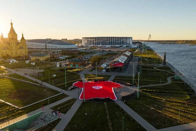 В Нижнем Новгороде провели флешмоб перед матчем Россия — Нигерия - Нижегородские новости, 05.10.2026